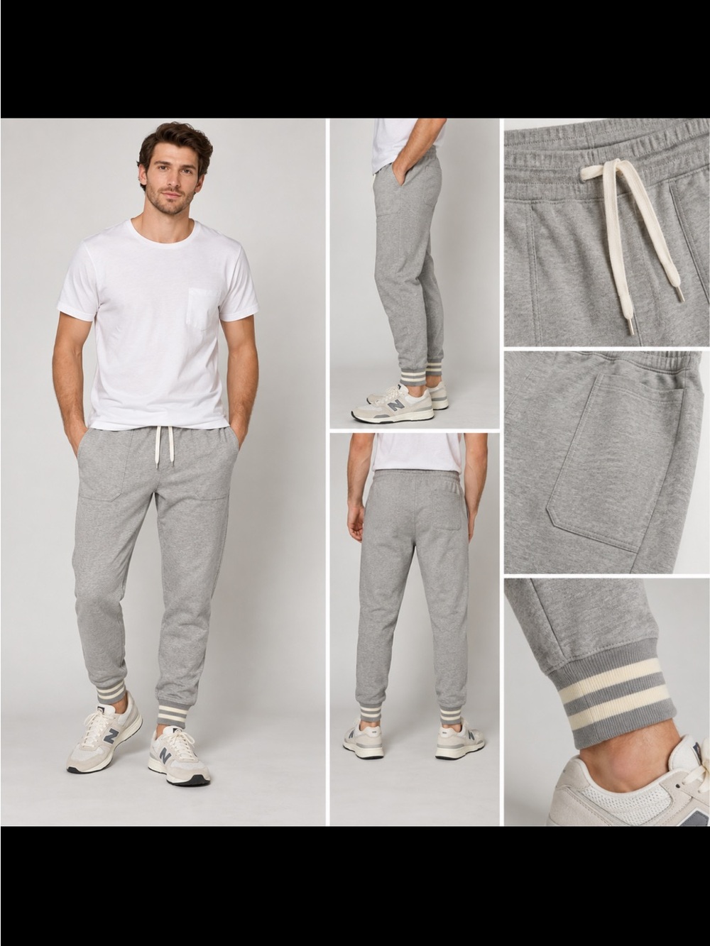McNairy & Co. - Grey Cuffed Sweatpants